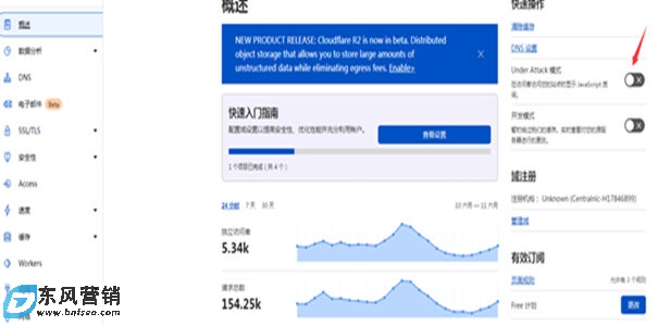 cc攻擊是什么?如何利用CloudFlare防止網(wǎng)站cc攻擊 第2張